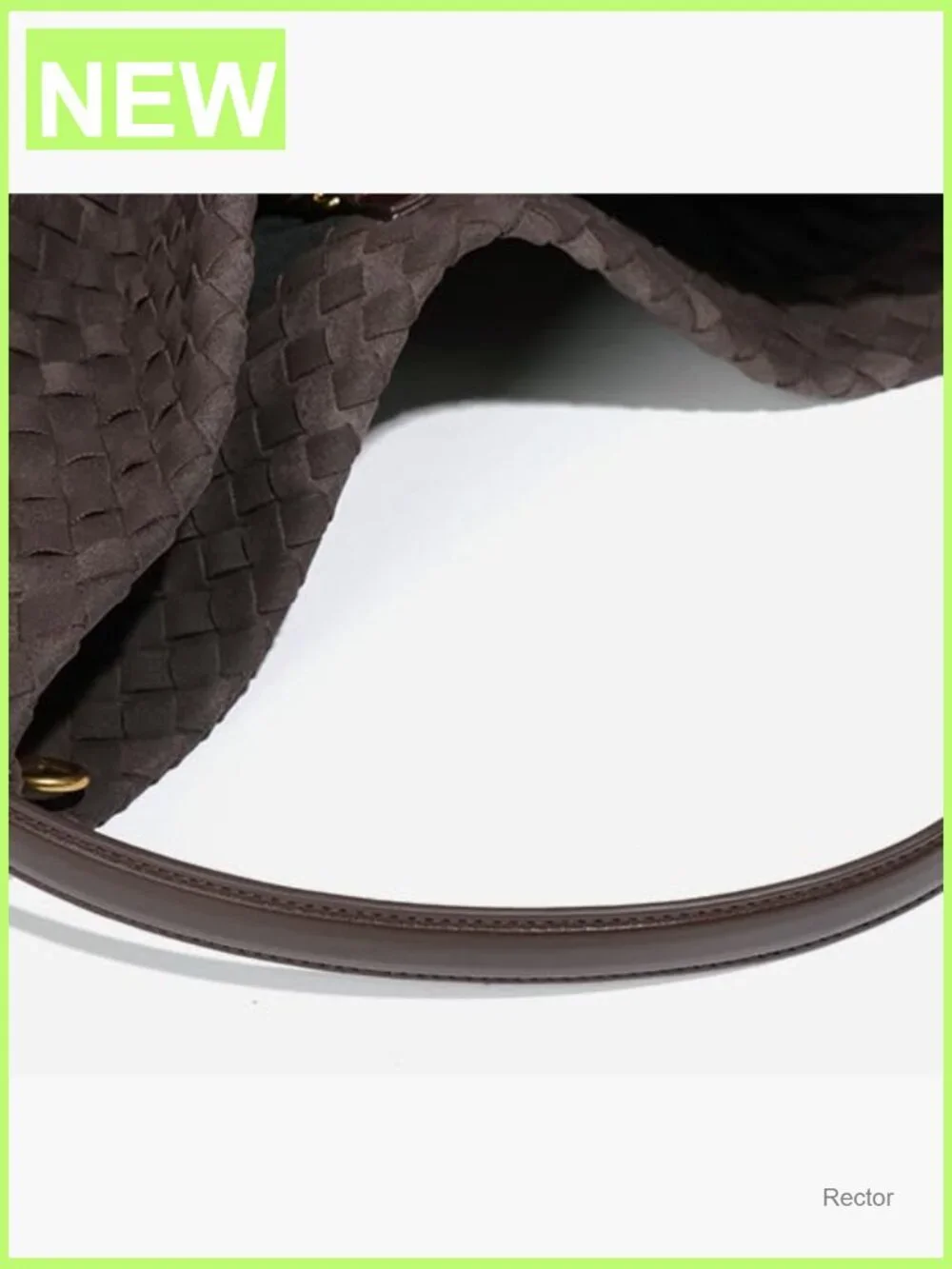 Woven Suede Shoulder Bag Hobo Tote Satchel Work Travel
